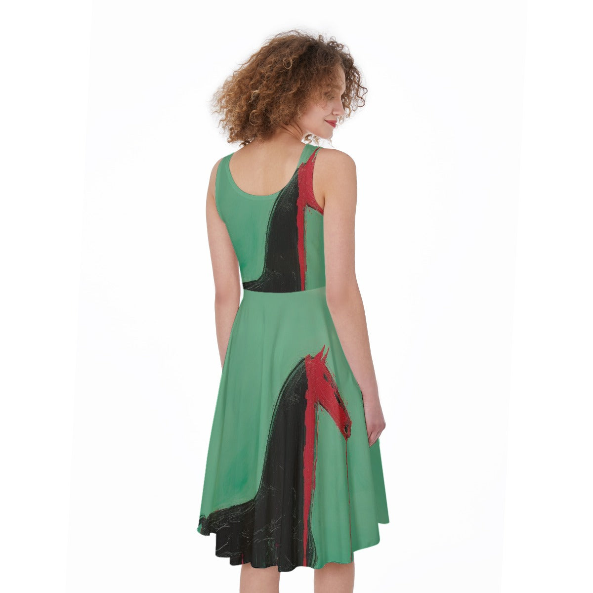 All-Over Print Women's Sleeveless Dress
