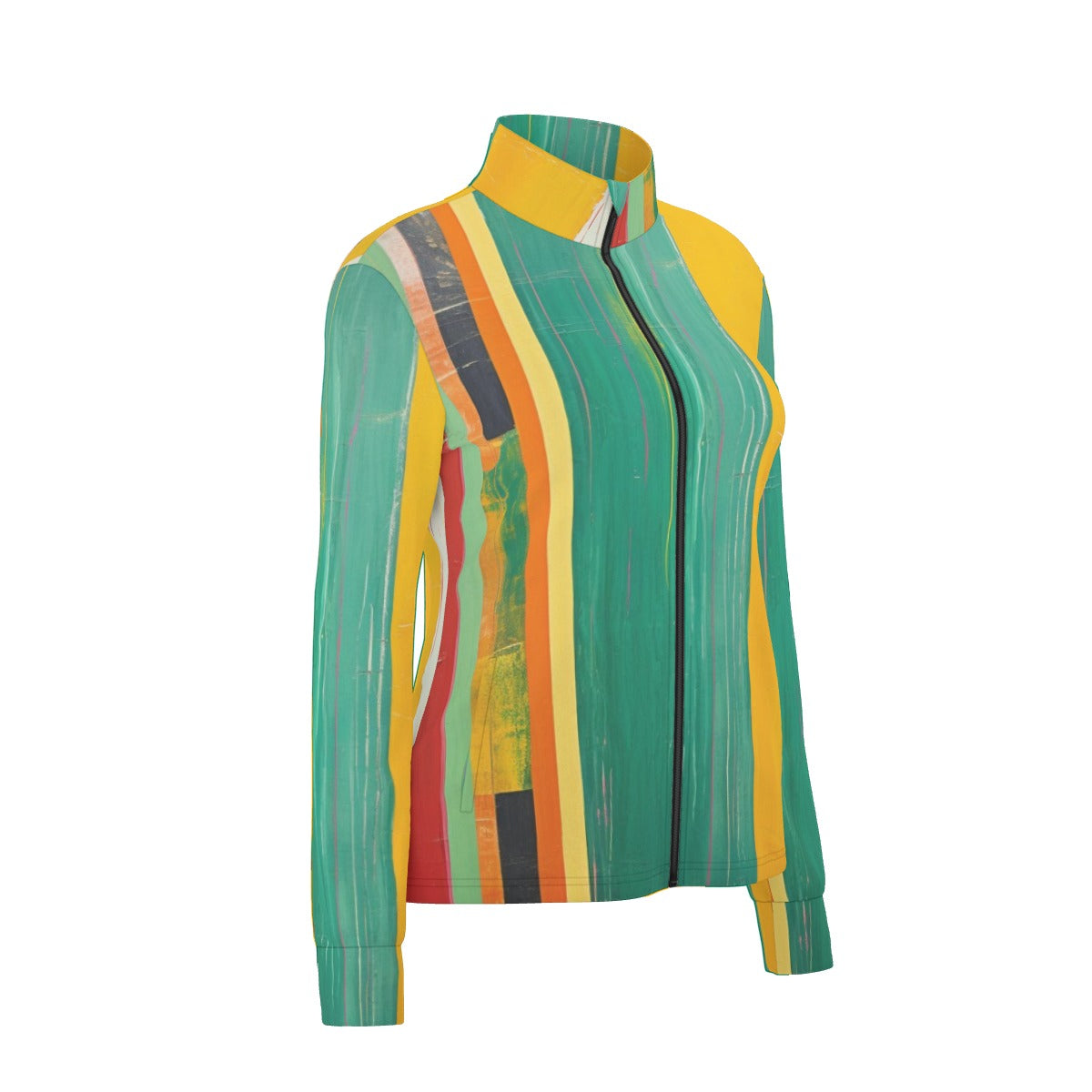 All-Over Print Women's Long Sleeve Thumbhole Jacket