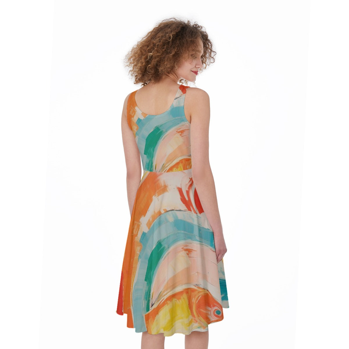 All-Over Print Women's Sleeveless Dress