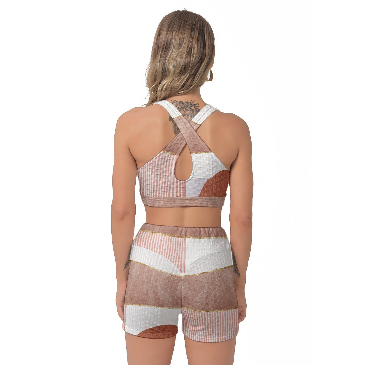All-Over Print Women's Sports Bra Suit