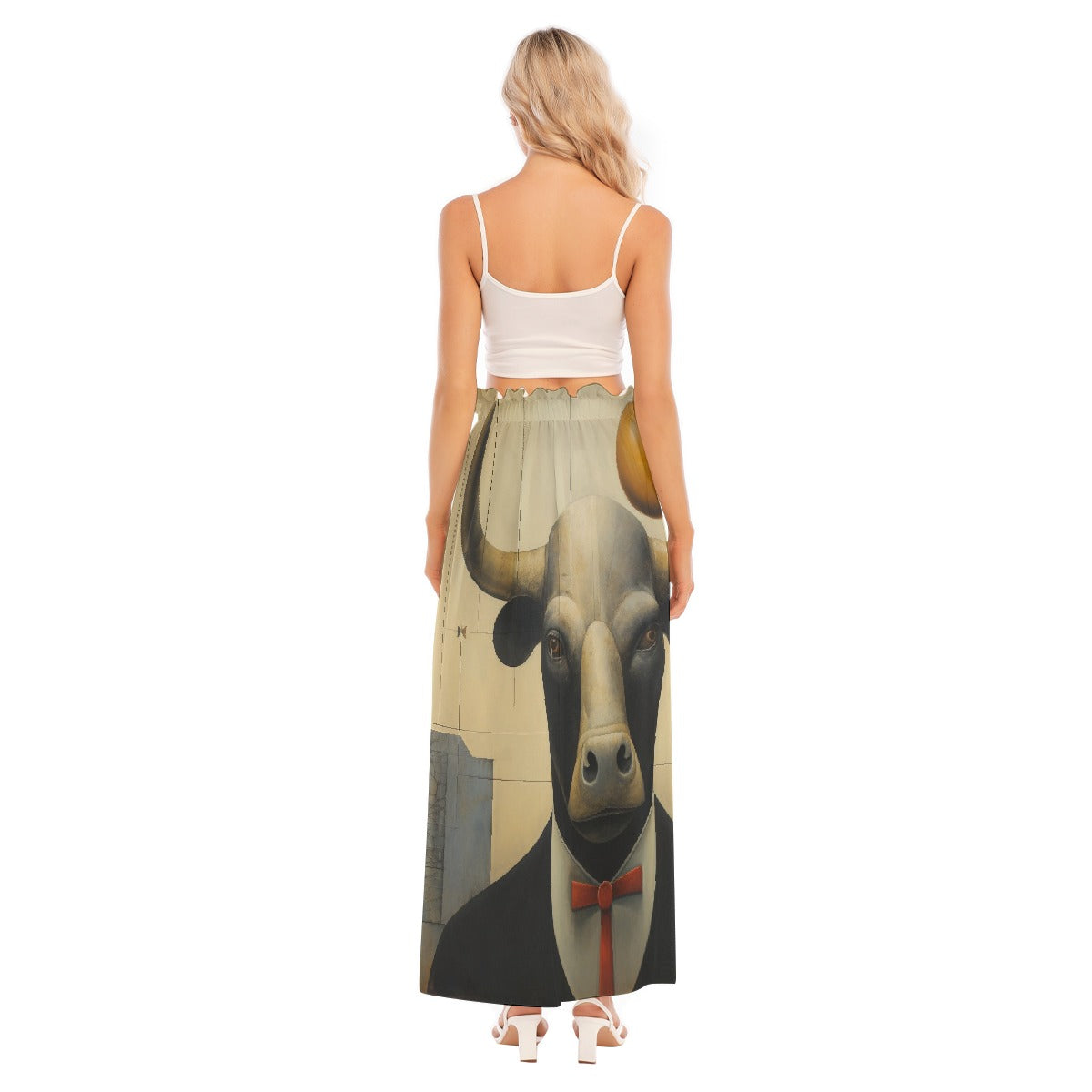 All-Over Print Women's Side Split Skirt