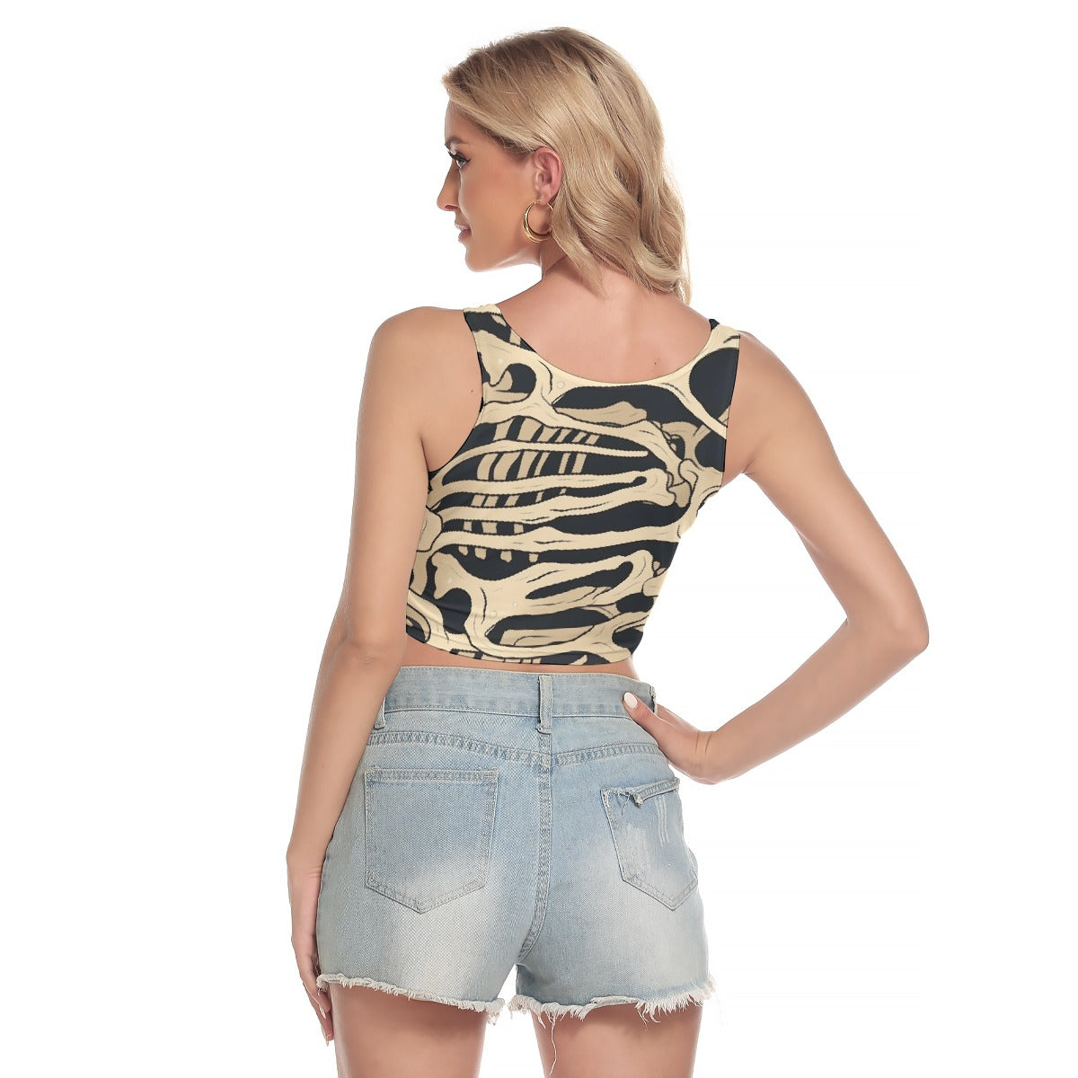 All-Over Print Women's Sport Crop Tank Top