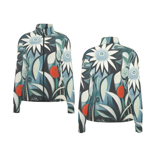 All-Over Print Women's Long Sleeve Thumbhole Jacket