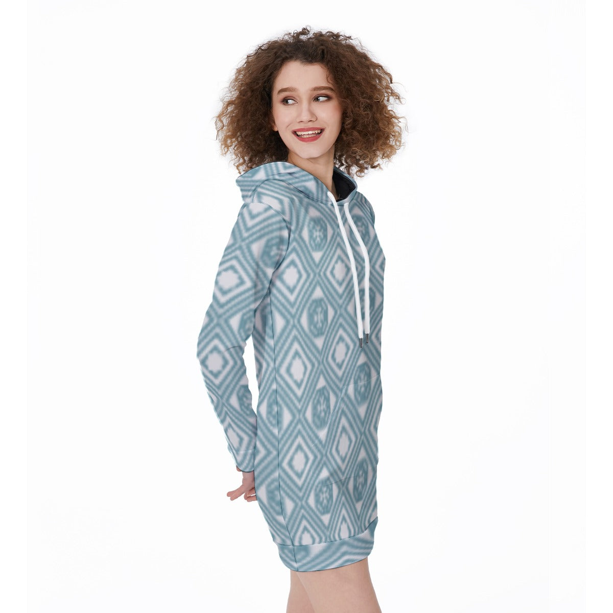 All-Over Print Women's Long Hoodie