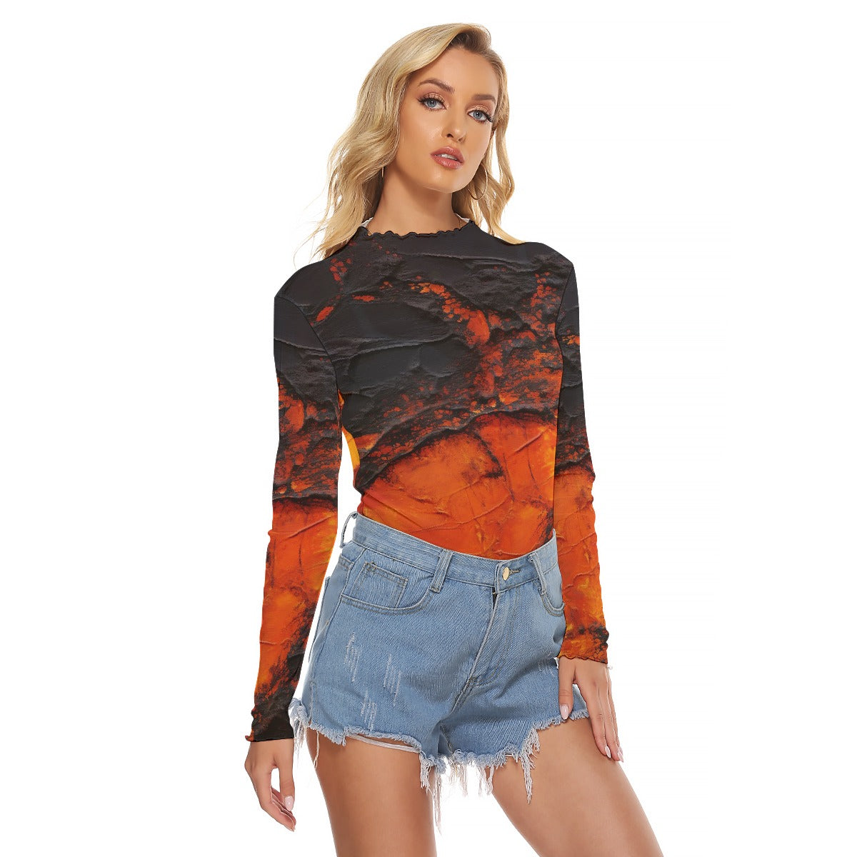 All-Over Print Women's Mesh T-shirt