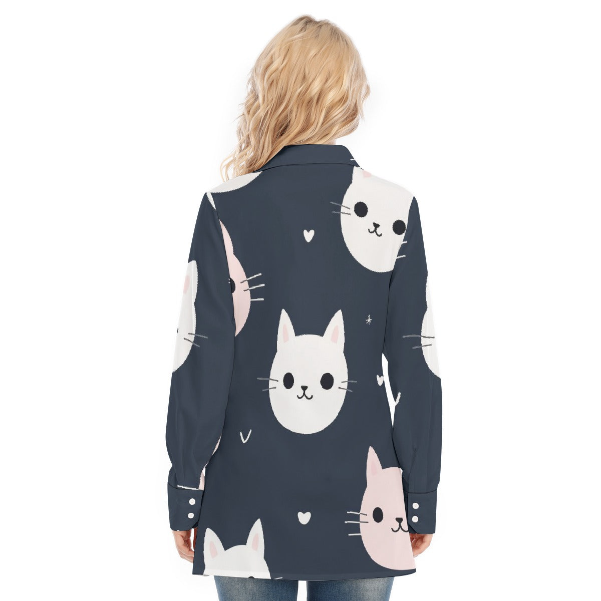 All-Over Print Women's Long Shirt