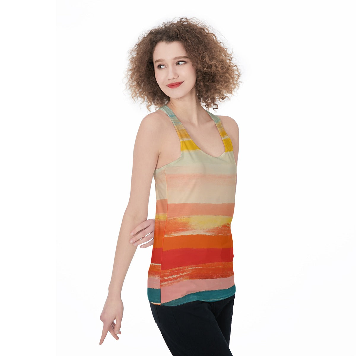All-Over Print Women's Racerback Tank Top