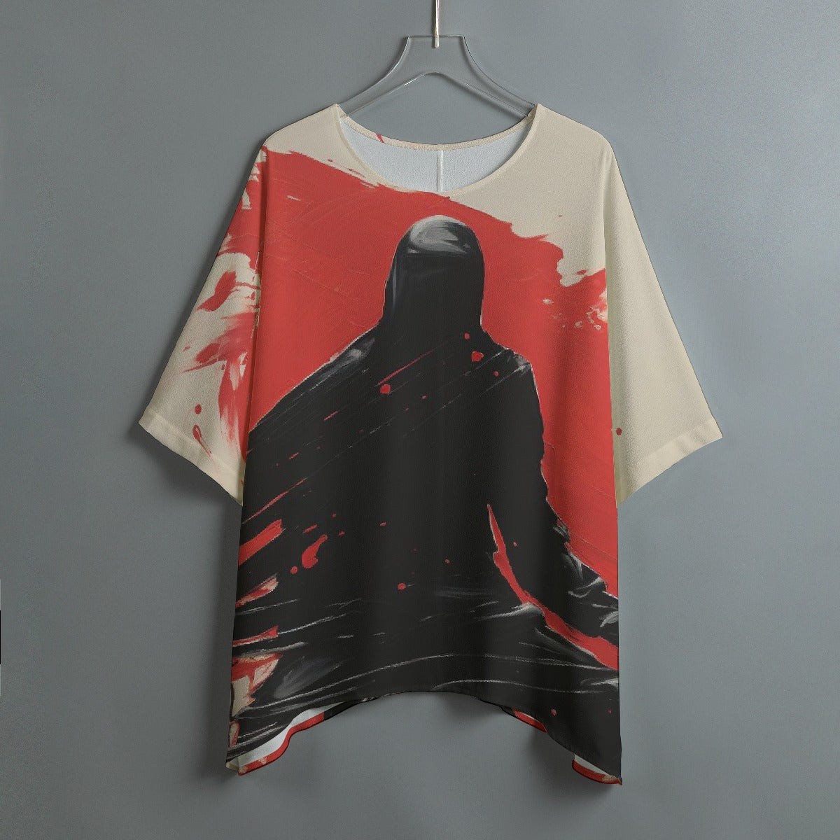 All-Over Print Women's Bat Sleeve Shirt