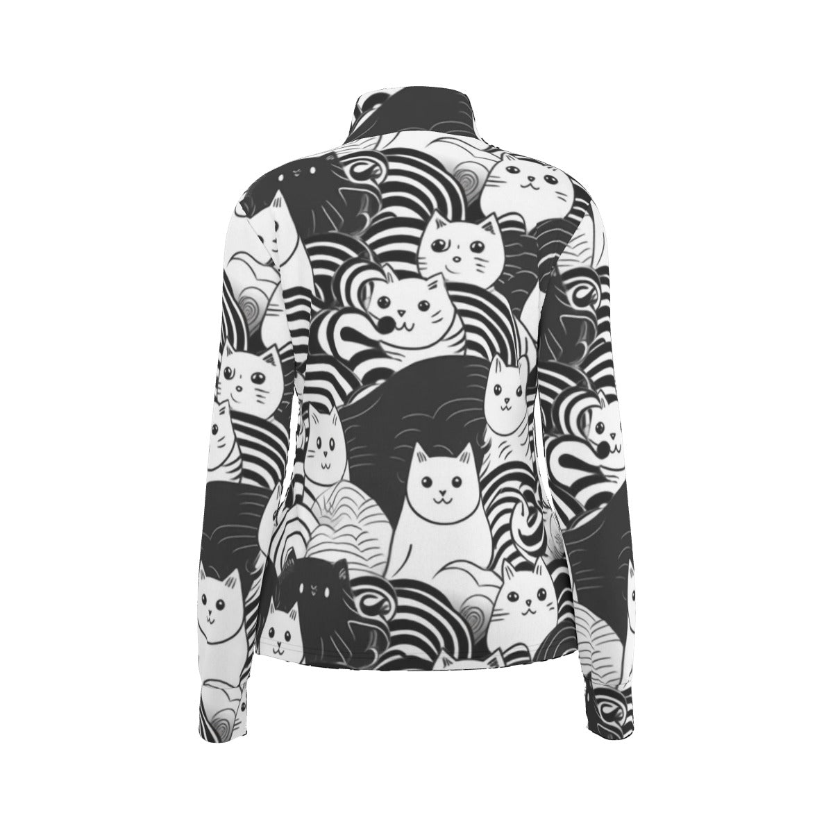 All-Over Print Women's Long Sleeve Thumbhole Jacket