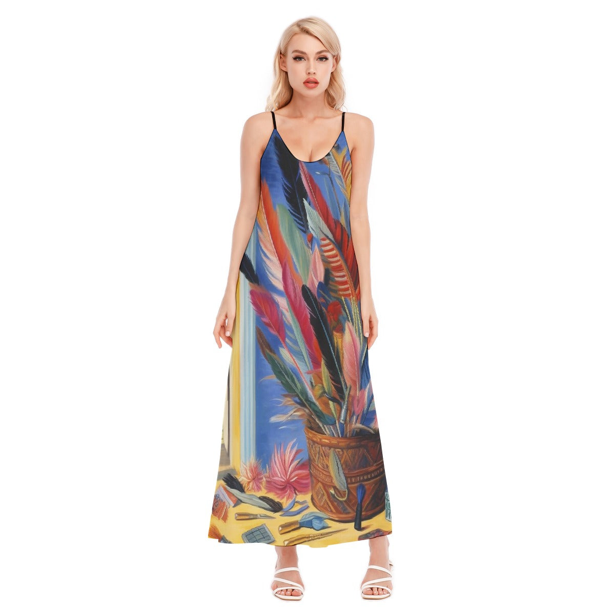 All-Over Print Women's Sling Dress
