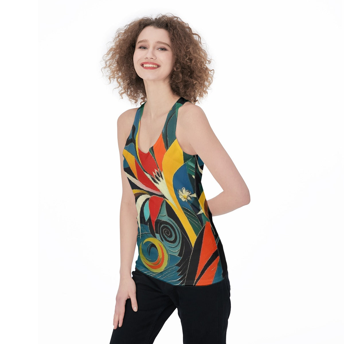 All-Over Print Women's Racerback Tank Top