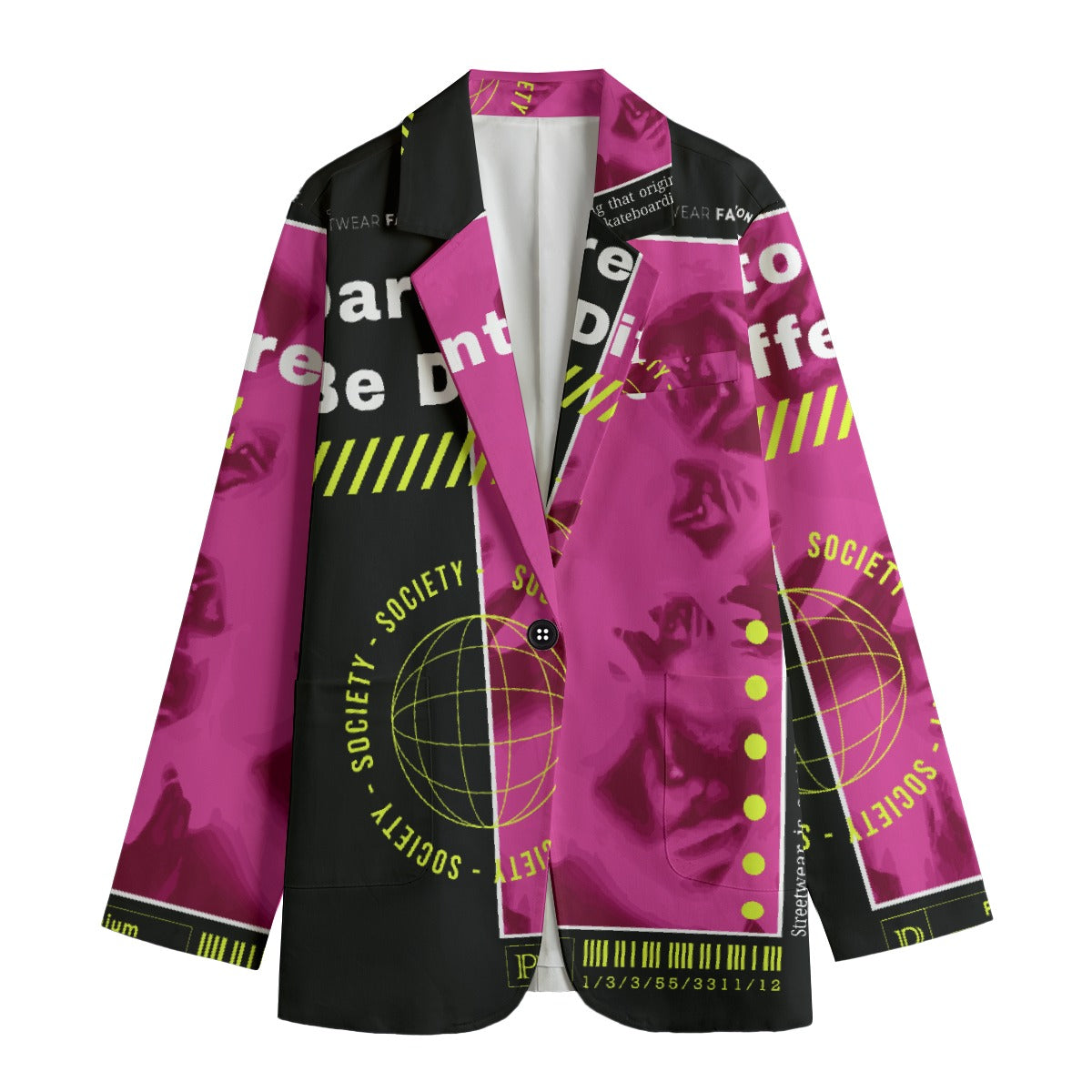 All-Over Print Women's Leisure Blazer