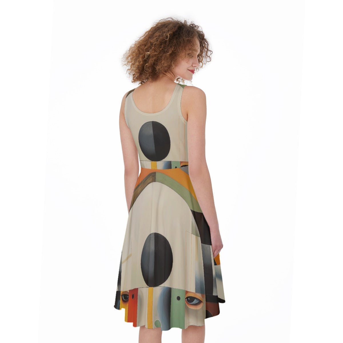 All-Over Print Women's Sleeveless Dress