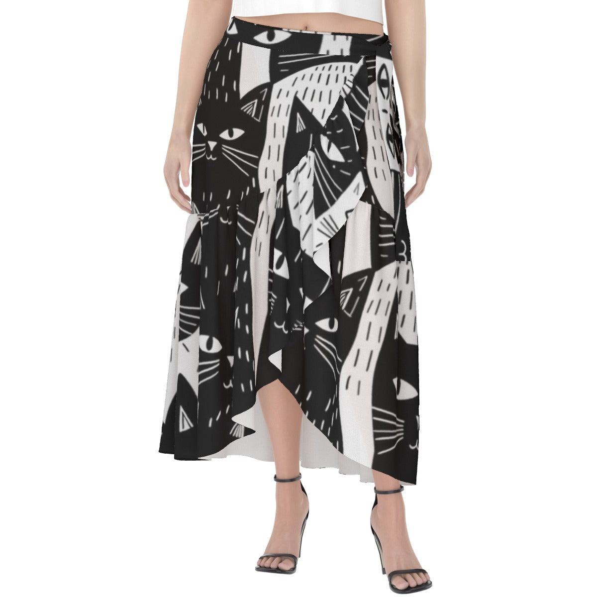 All-Over Print Women's Wrap Skirt