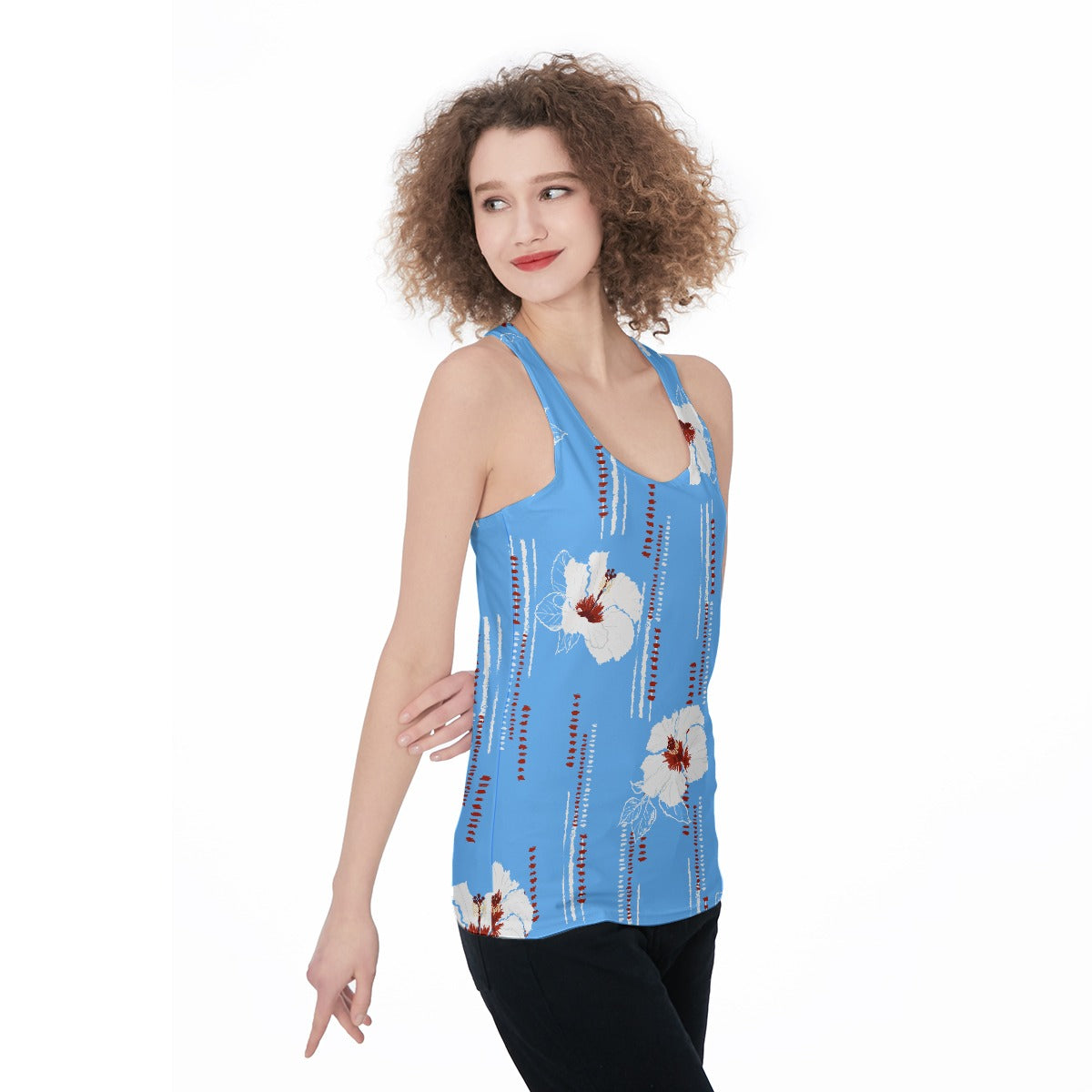 All-Over Print Women's Racerback Tank Top