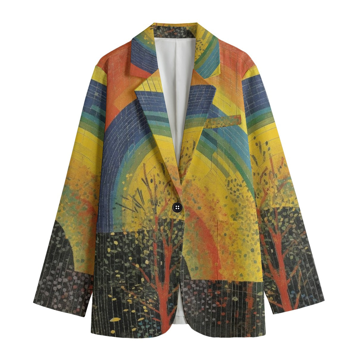 All-Over Print Women's Leisure Blazer