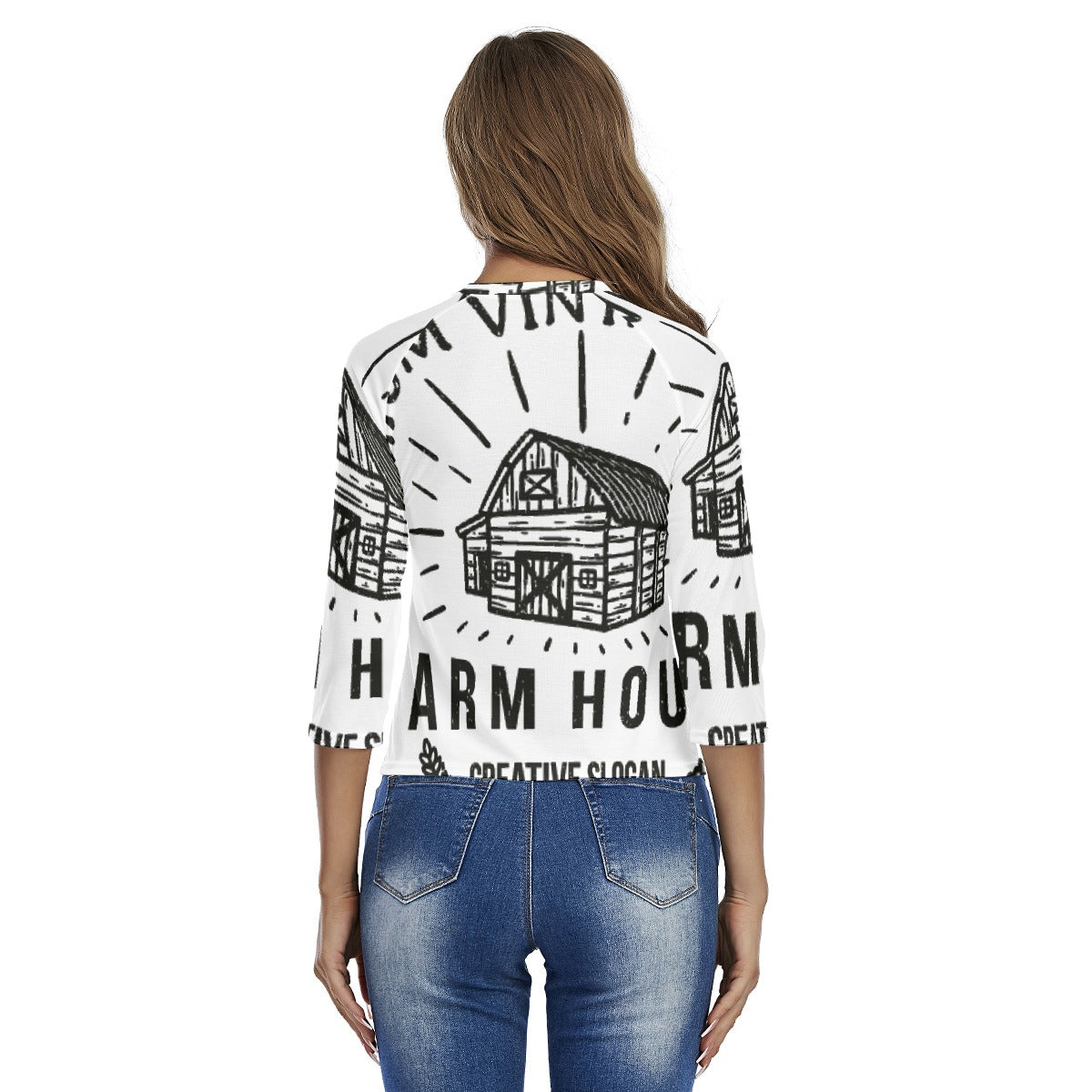 All-Over Print Women's Raglan Sleeves T-shirts