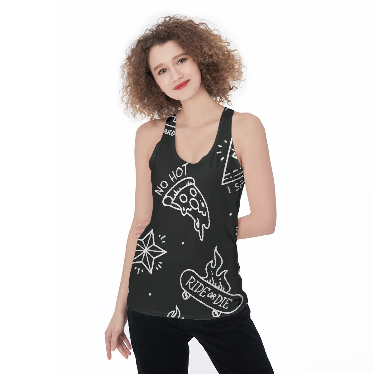 All-Over Print Women's Racerback Tank Top