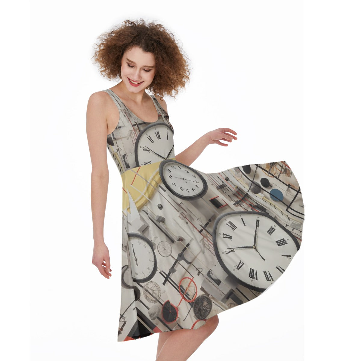 All-Over Print Women's Sleeveless Dress