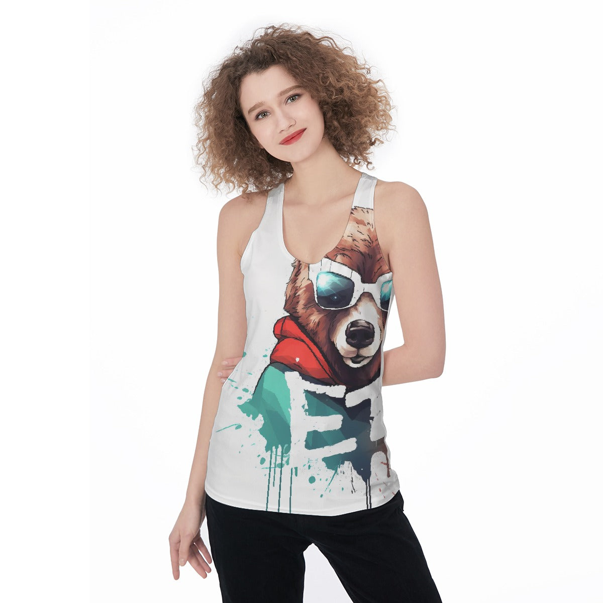 All-Over Print Women's Racerback Tank Top
