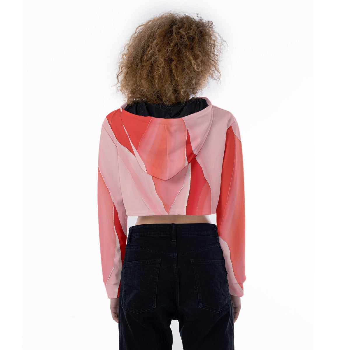 All-Over Print Women's Crop Top Hoodie