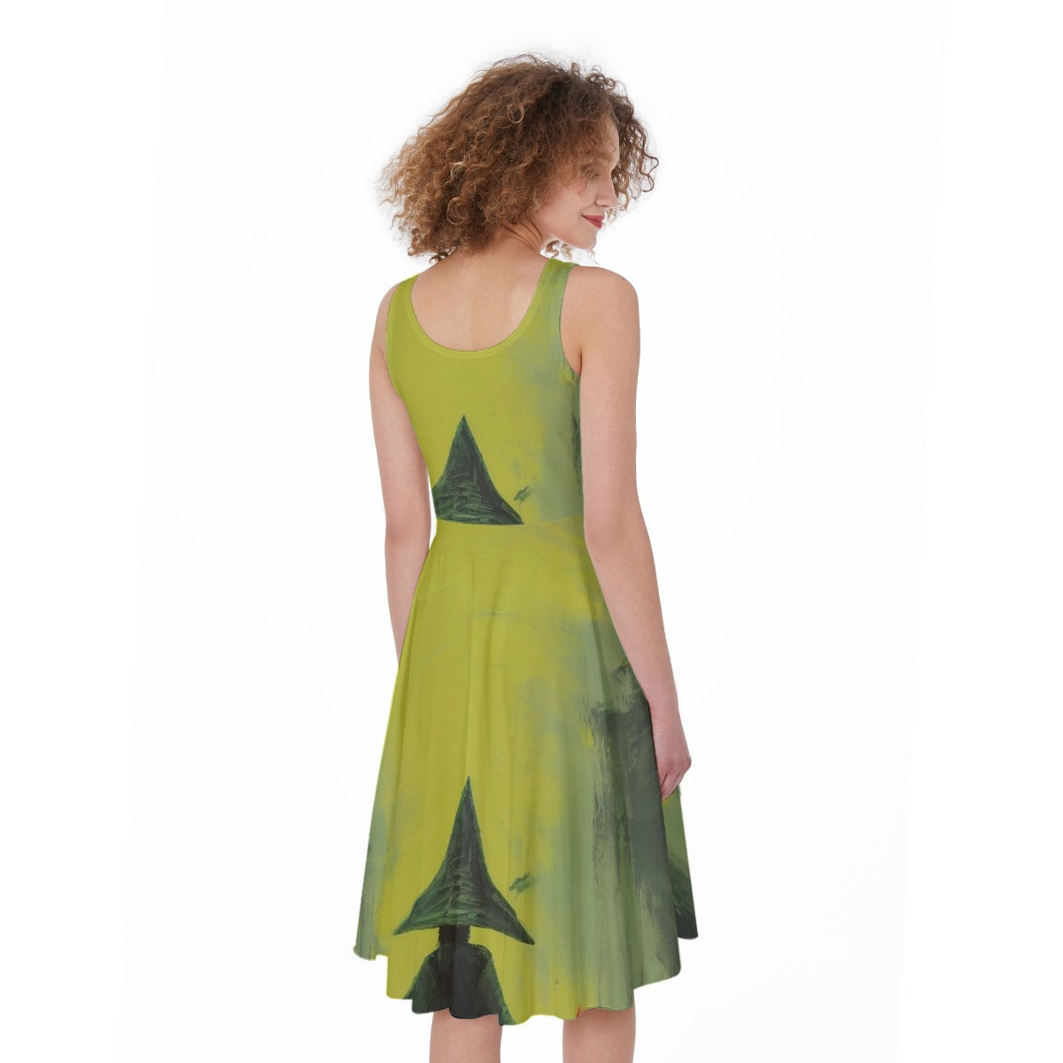 All-Over Print Women's Sleeveless Dress