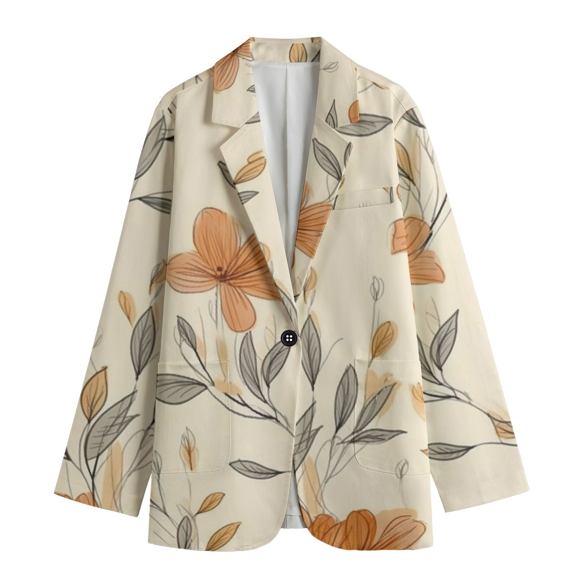 All-Over Print Women's Leisure Blazer