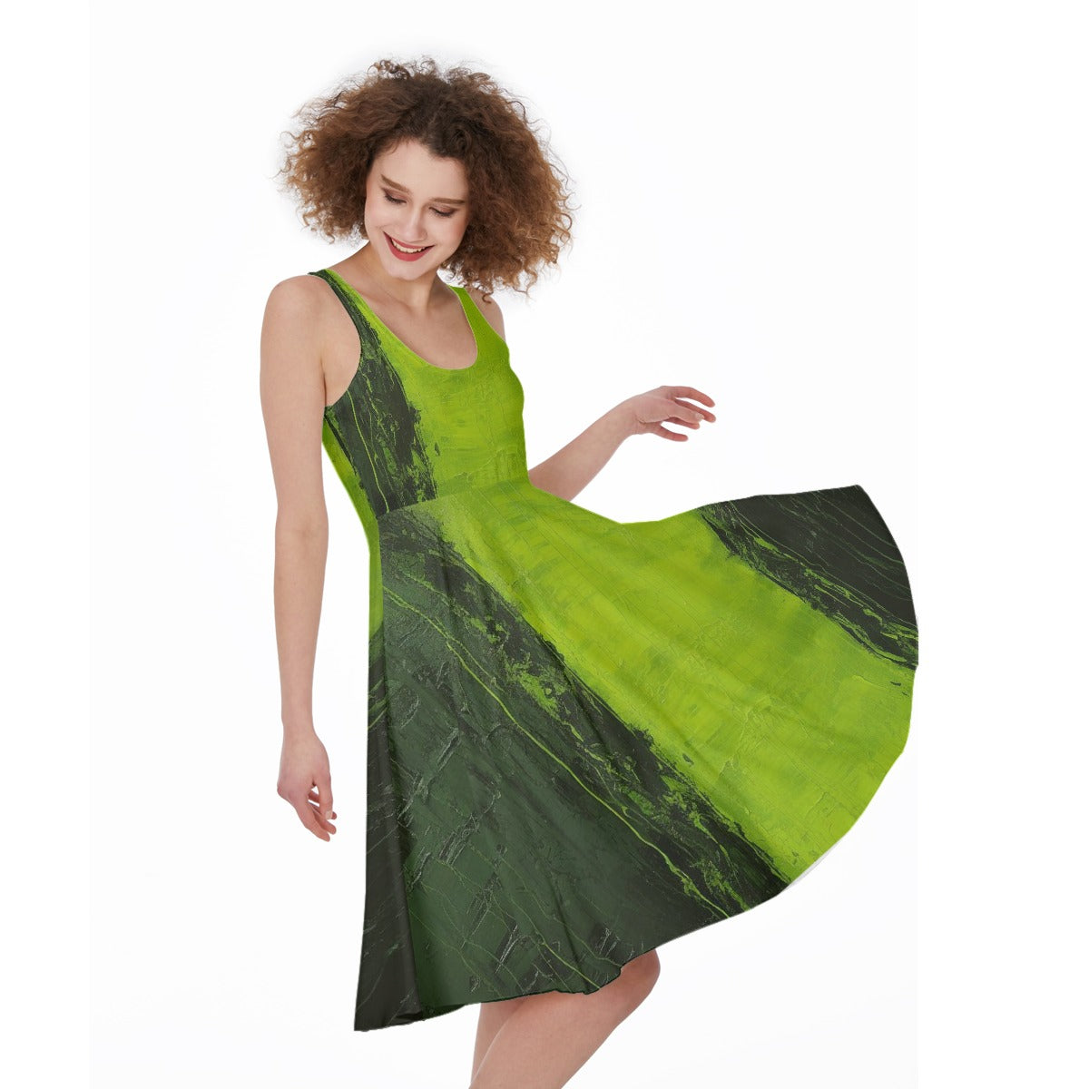 All-Over Print Women's Sleeveless Dress