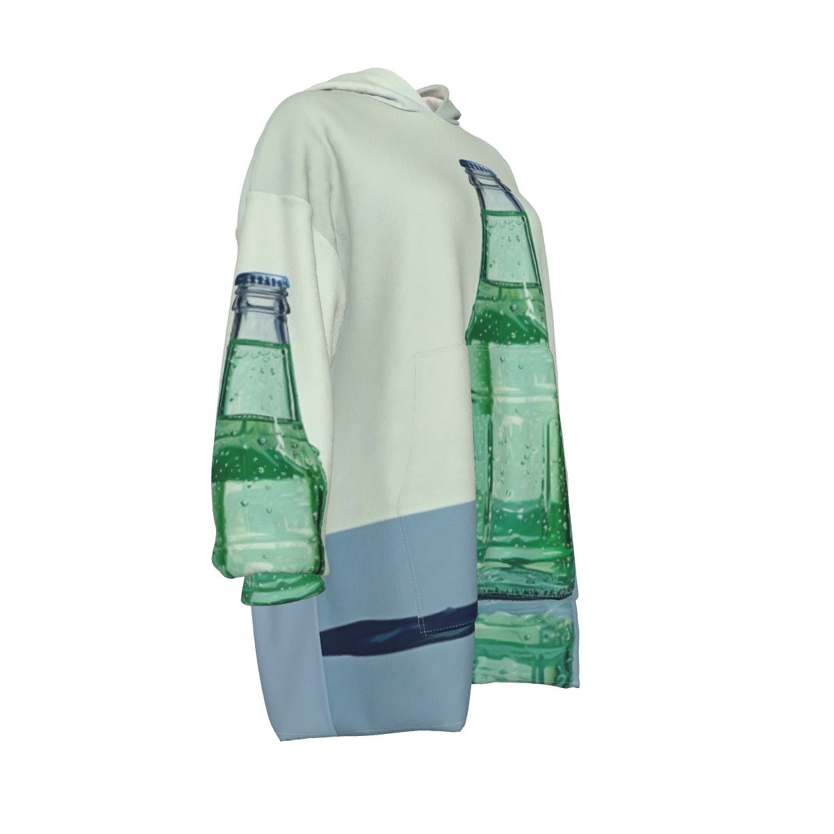 All-Over Print Women's Sherpa Fleece Hoodie Blanket