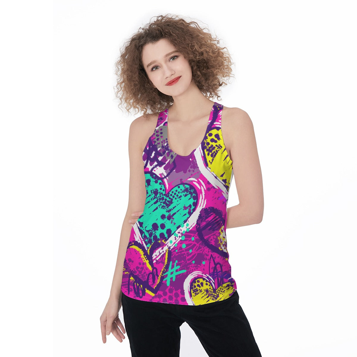All-Over Print Women's Racerback Tank Top