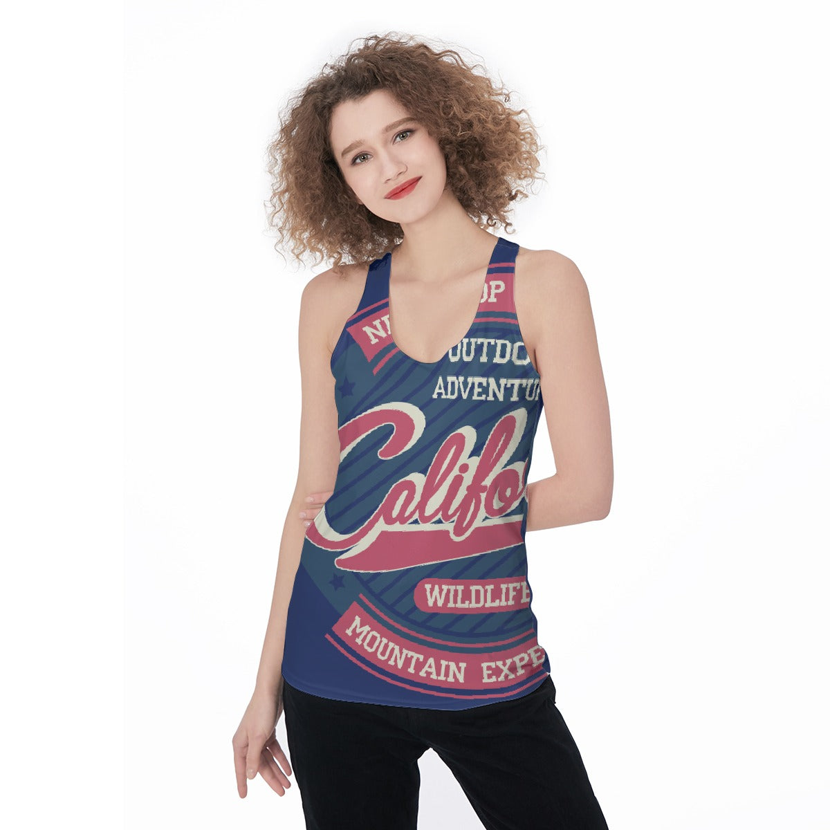 All-Over Print Women's Racerback Tank Top
