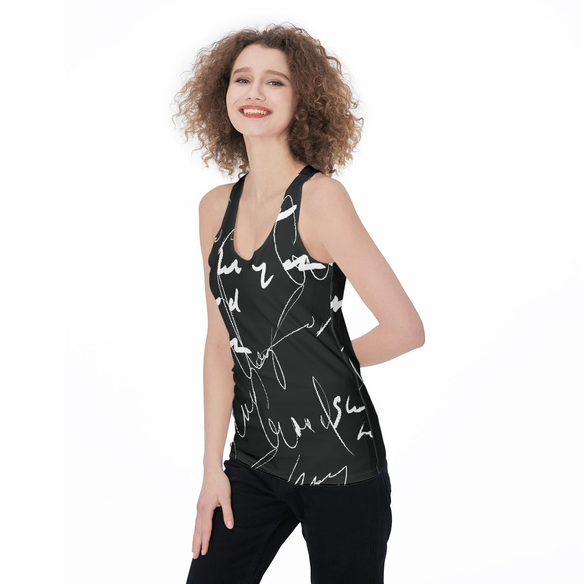 All-Over Print Women's Racerback Tank Top