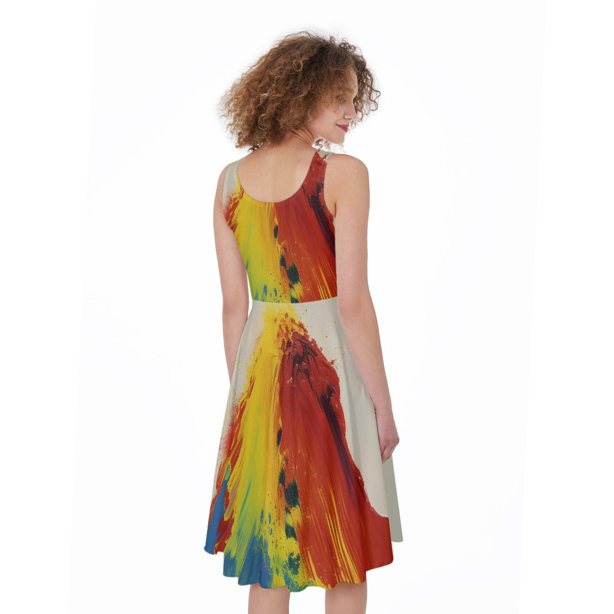 All-Over Print Women's Sleeveless Dress