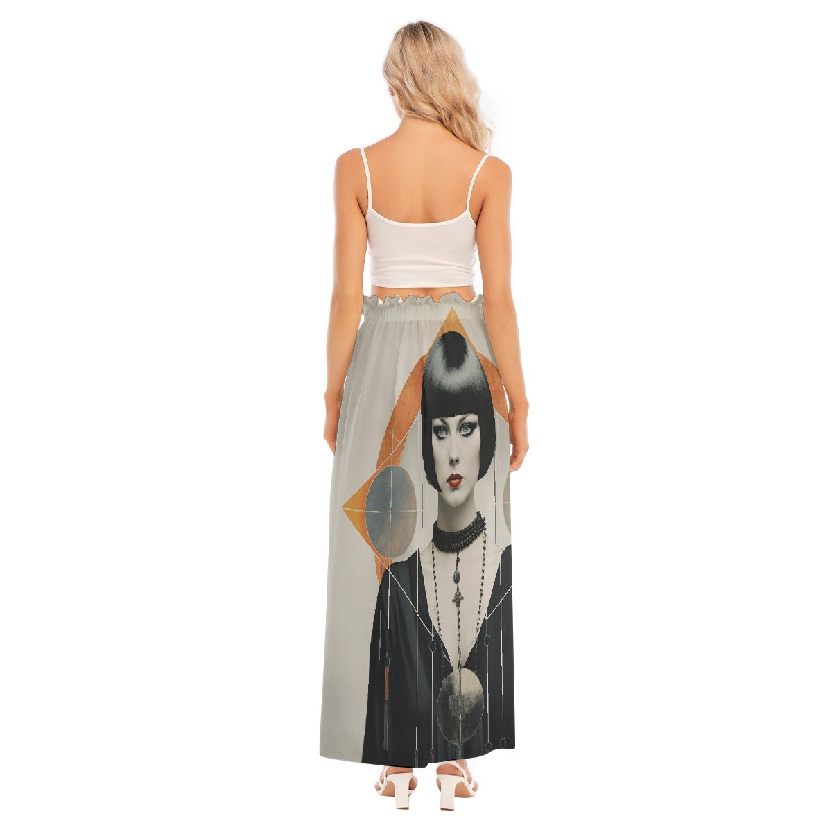 All-Over Print Women's Side Split Skirt