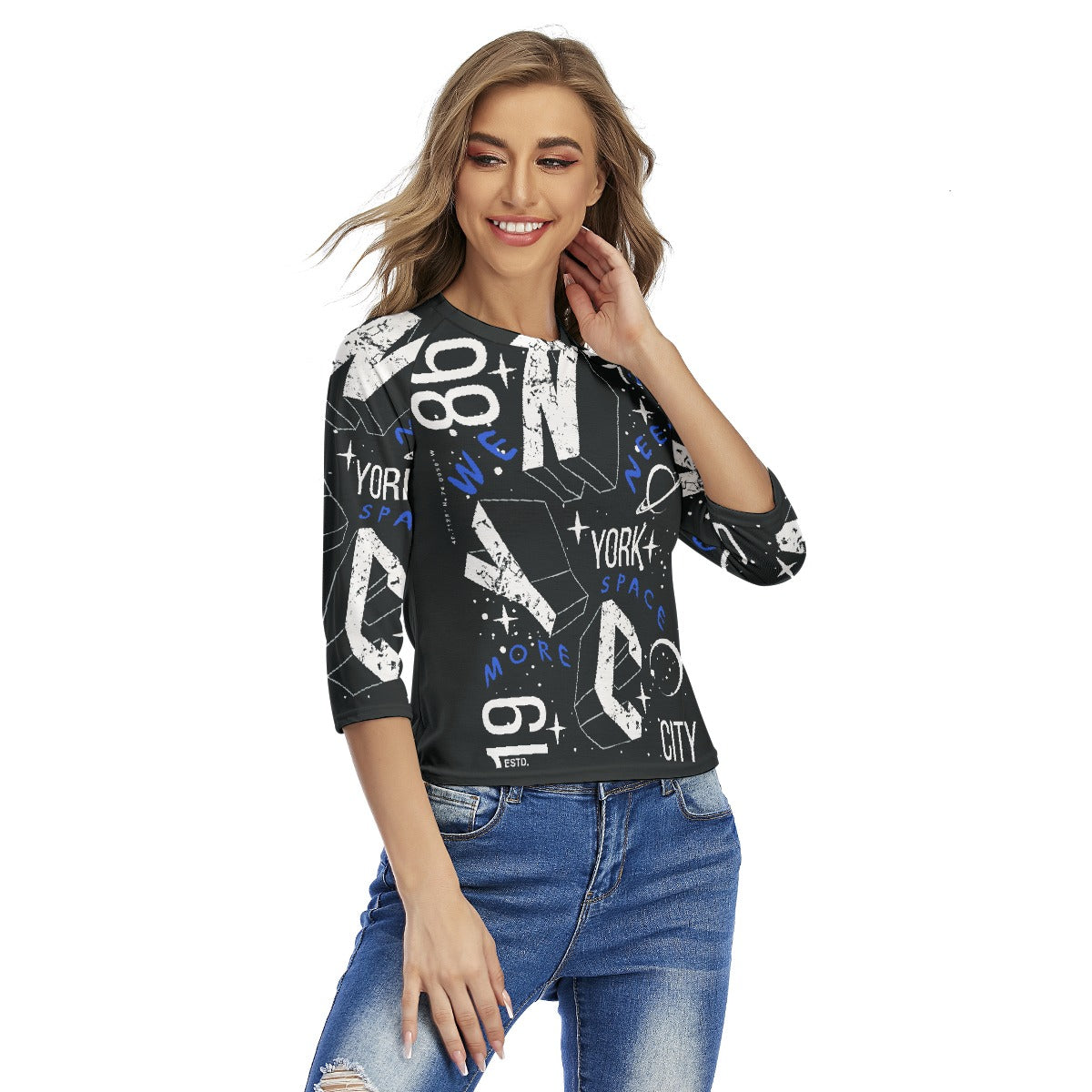 All-Over Print Women's Raglan Sleeves T-shirts