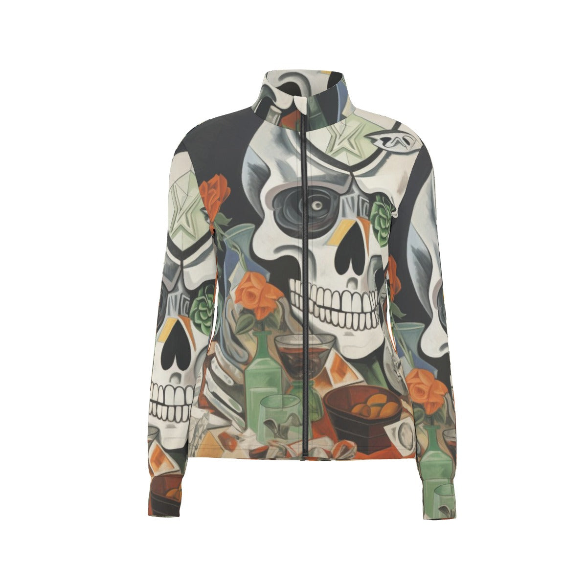 All-Over Print Women's Long Sleeve Thumbhole Jacket