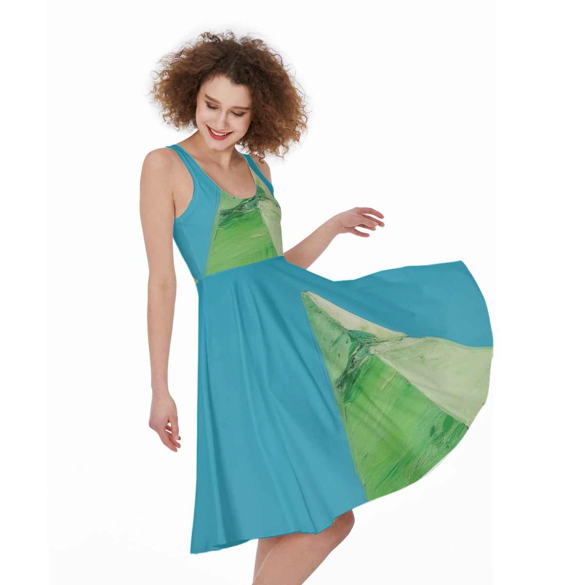 All-Over Print Women's Sleeveless Dress