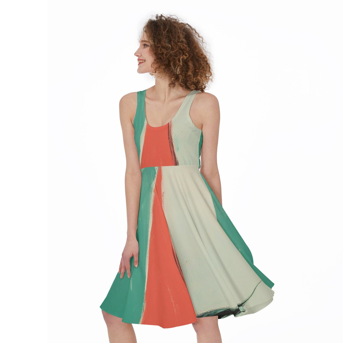All-Over Print Women's Sleeveless Dress
