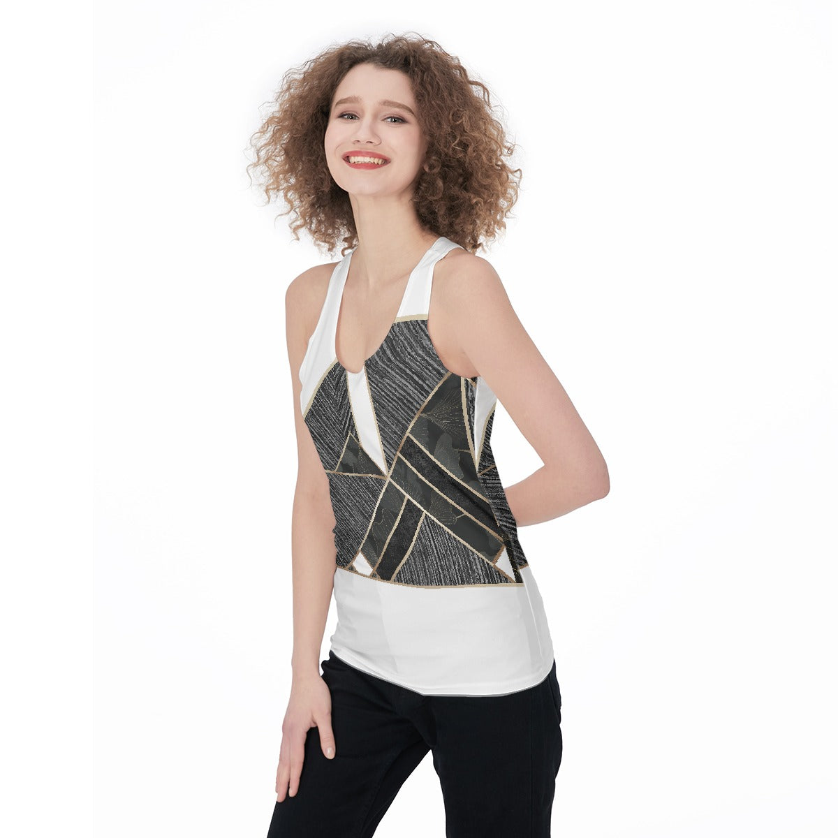 All-Over Print Women's Racerback Tank Top