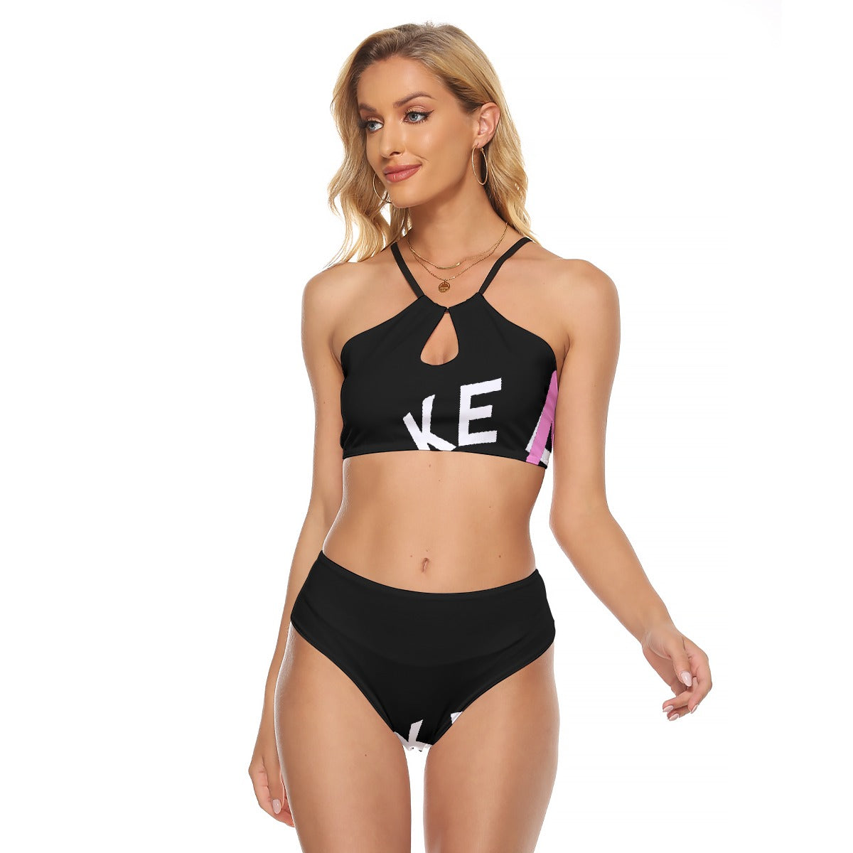 All-Over Print Women's Cami Keyhole One-piece Swimsuit