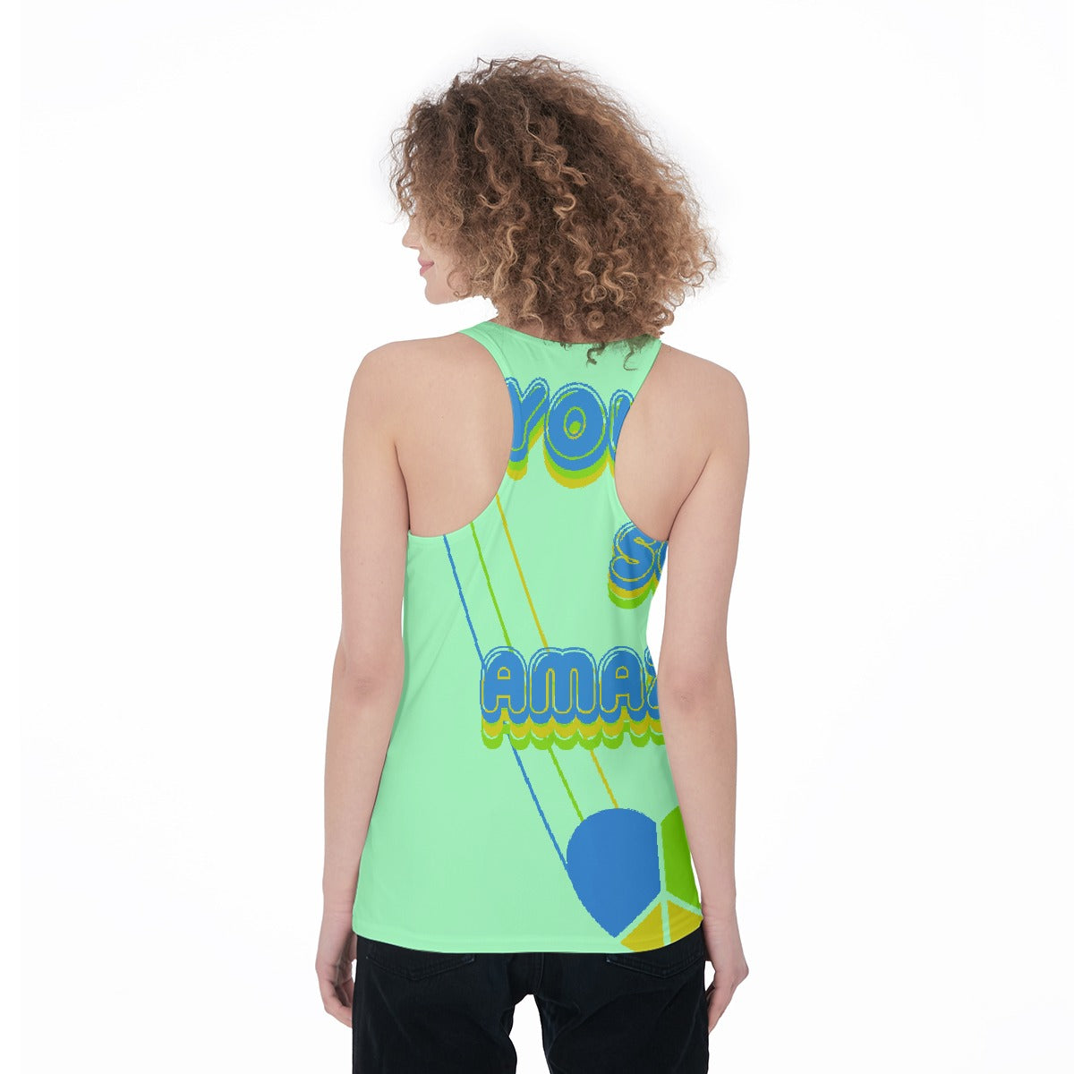All-Over Print Women's Racerback Tank Top