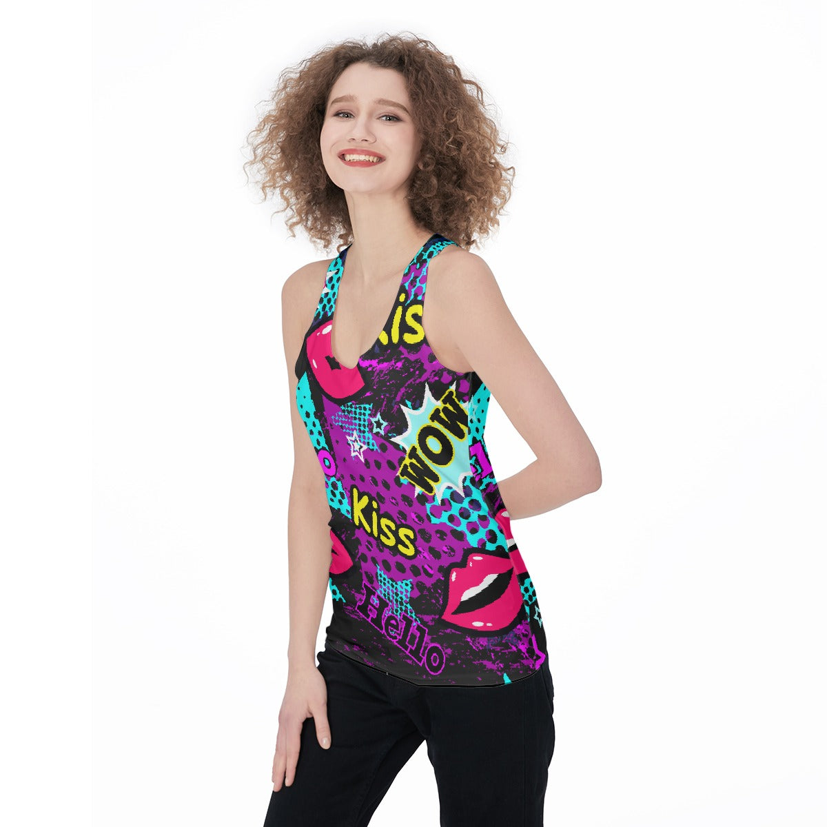 All-Over Print Women's Racerback Tank Top