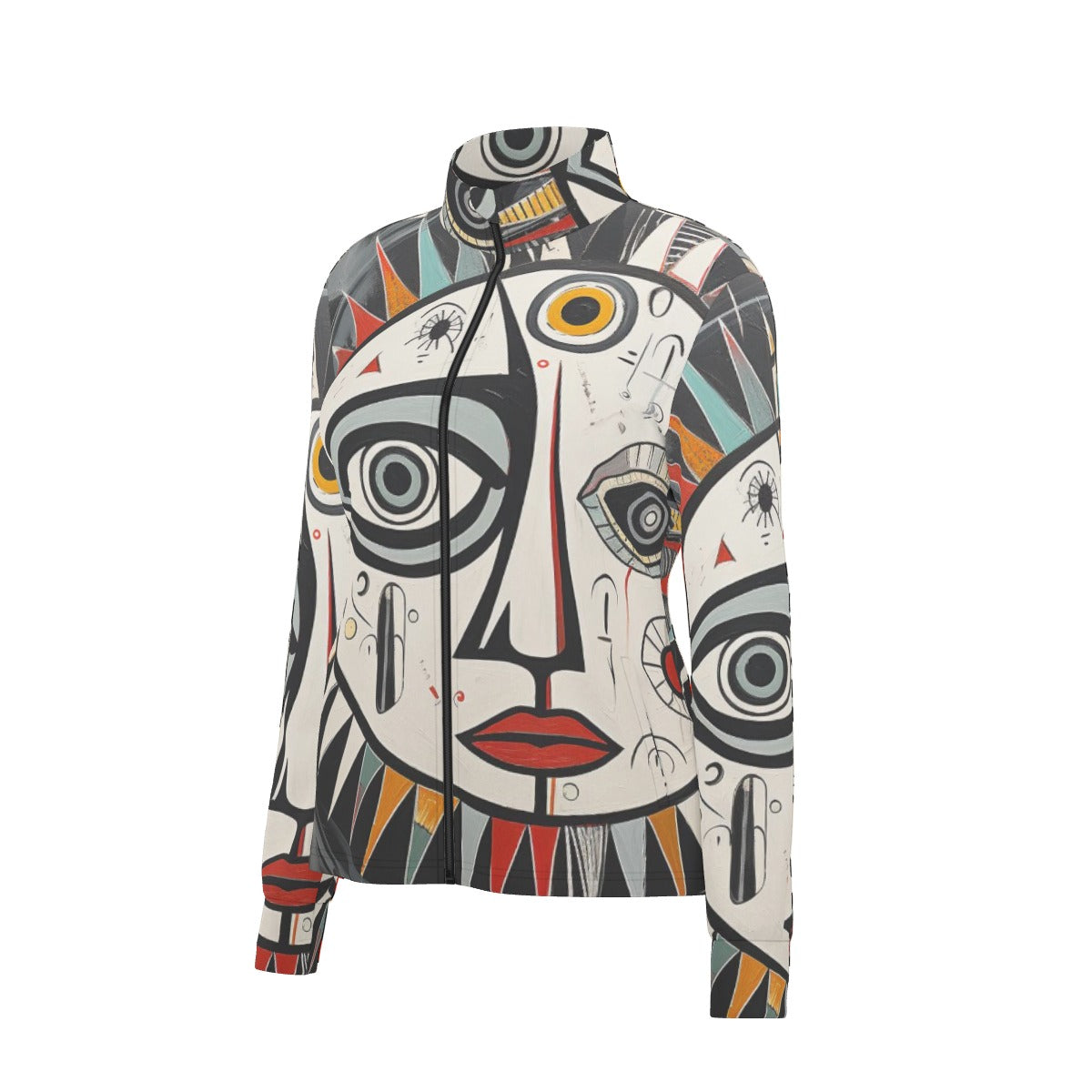 All-Over Print Women's Long Sleeve Thumbhole Jacket