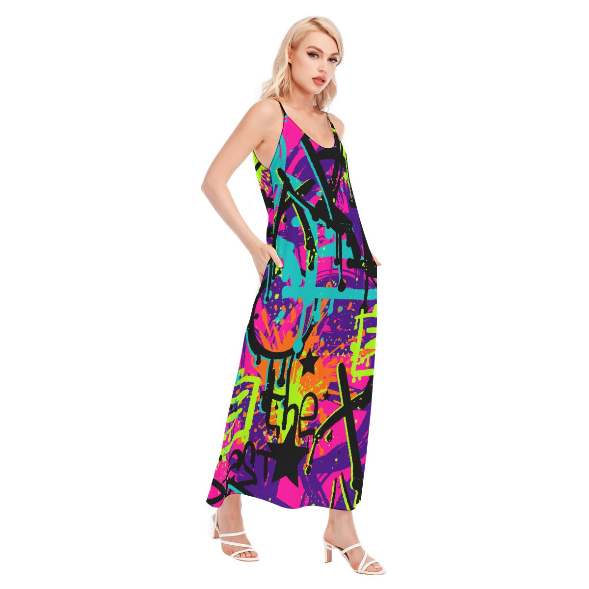 All-Over Print Women's Sling Dress