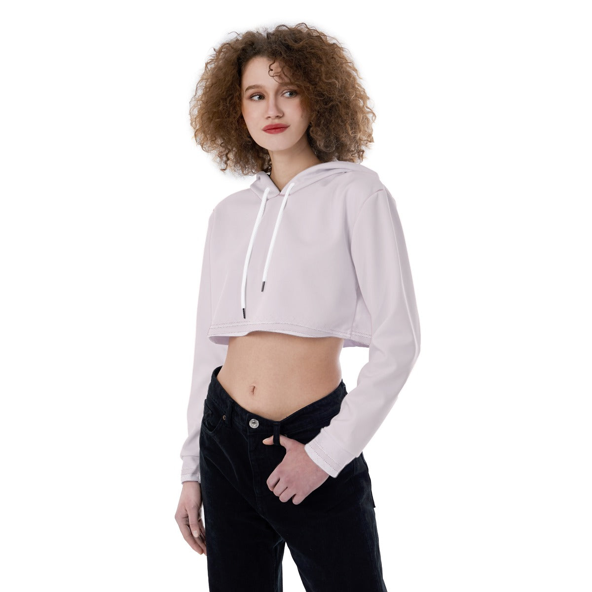 All-Over Print Women's Crop Top Hoodie