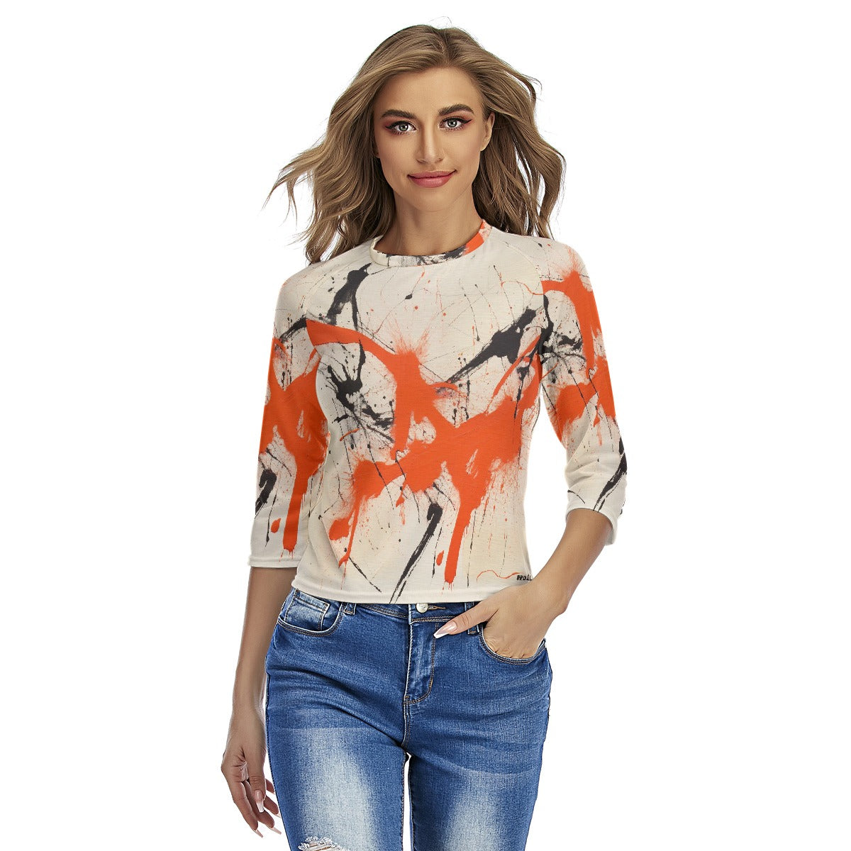 All-Over Print Women's Raglan Sleeves T-shirts