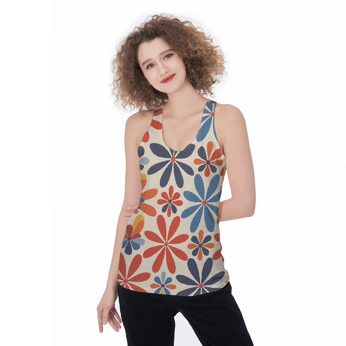 All-Over Print Women's Racerback Tank Top