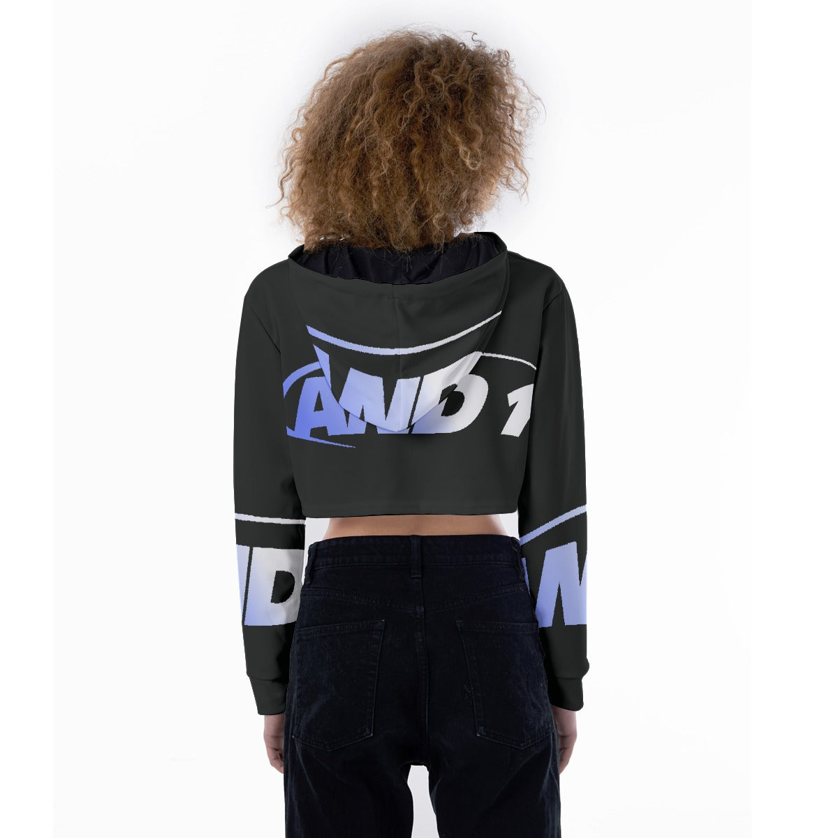 All-Over Print Women's Crop Top Hoodie