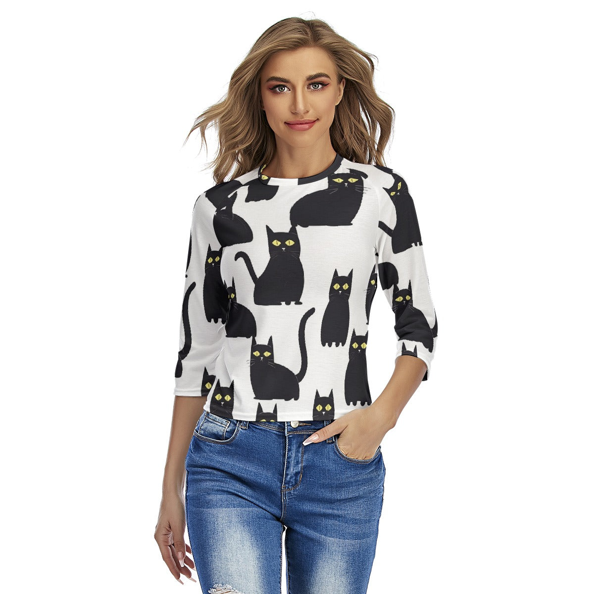 All-Over Print Women's Raglan Sleeves T-shirts
