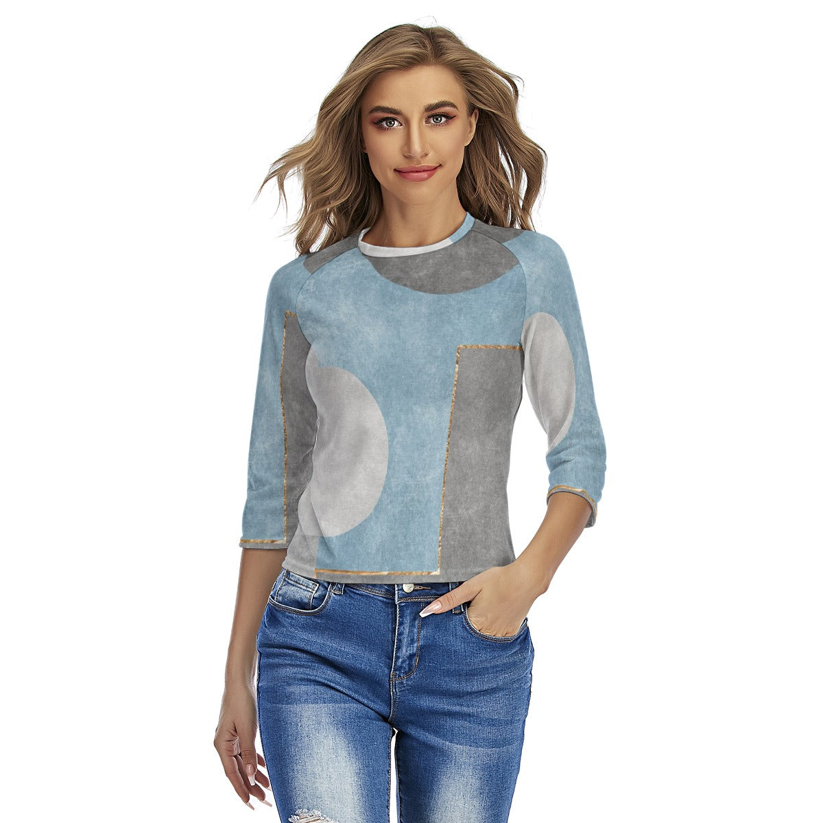 All-Over Print Women's Raglan Sleeves T-shirts